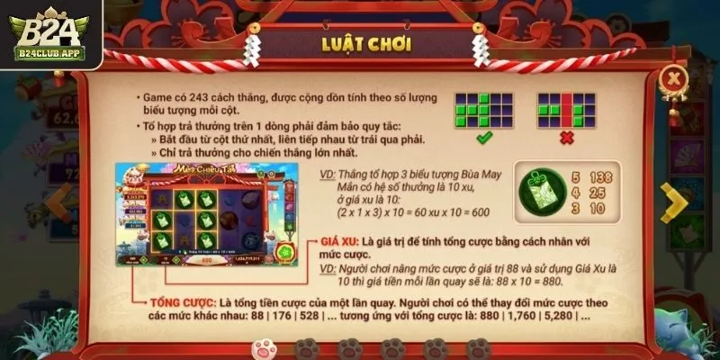 Cách chơi nổ hũ mèo tài lộc